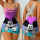 thumbnail image 1 of Vestido de Casa de Minnie Mouse para mujer, vestido con lazo de Mickey, falda de pijama de superficie de satén, moda de Disney, elegante para fiesta, verano 2024, 1 of 5