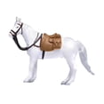 thumbnail image 2 of Colección de modelos de caballos a escala 1/64, accesorios de película, figura de animal para escritorio Blanco, 2 of 8