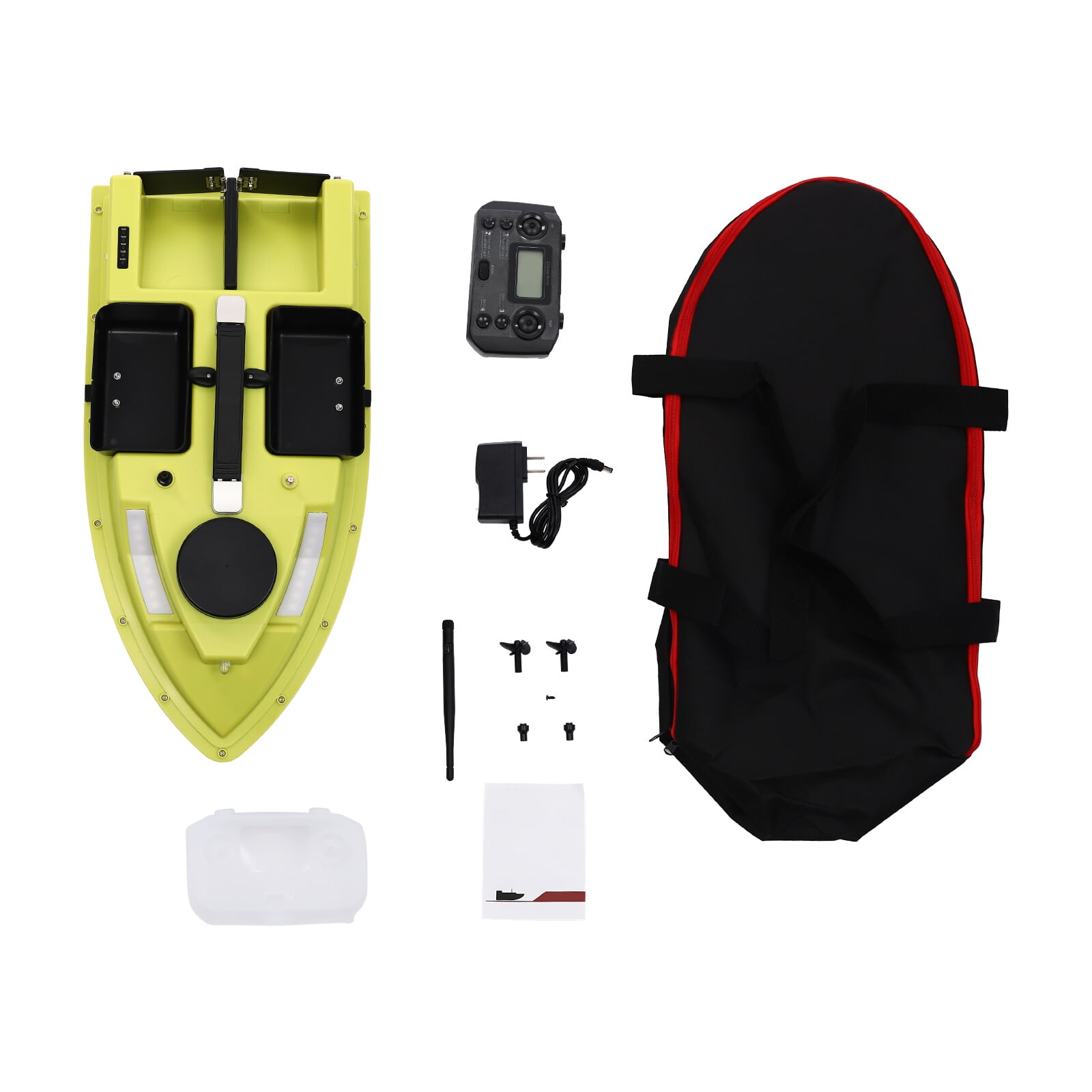 DENEST Fishing Bait Boat with GPS, IP65 Protection, 2.4G Remote Control, Bait Boat for Large Reservoirs And Lakes