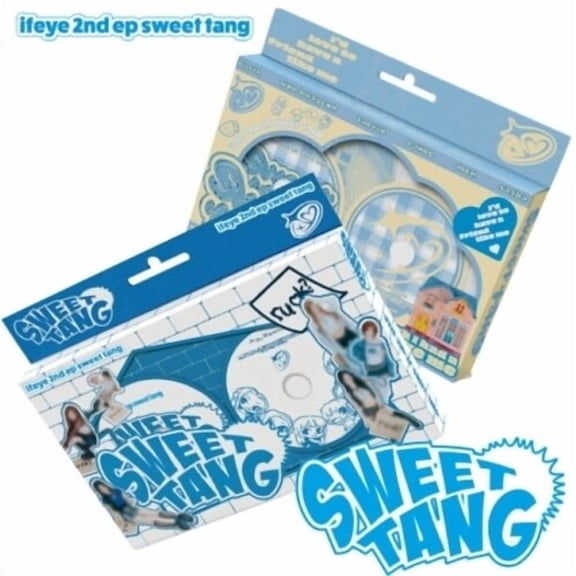 Ifeye - Sweet Tang - Photobook Version - Random Cover - incl. 80pg Photobook, 2 Photocards, Message Card, Sticker, Poster, Photostand   Card Stickers - Music & Performance - CD