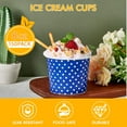 thumbnail image 2 of 150 Pack 8 oz Ice Cream Cups, Disposable Dessert Cups for Cold or Hot Food, Coloured Paper Dessert Bowls for Soups, Sundaes, and Ice Cream, 2 of 4