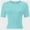 Aqua, variant on Women's Basic Teen Tee Workout Crewneck Short Sleeve Slim Fitted Casual Crop Top