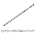 thumbnail image 4 of Uxcell 1.6mm C2/K20 Tungsten Carbide Straight Shank Spiral Flutes Twist Drill Bit 4 Pack, 4 of 5