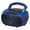 Blue, variant on JENSEN Portable CD Music System with Cassette Player/Recorder and AM/FM Stereo Radio, CD-550, Black