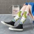 thumbnail image 5 of Naloa Cartoon Frogs Knee Socks, High Socks Long Stretchy Sock Women Knee High Stocking, Long Socks for Women, 5 of 6