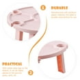 thumbnail image 2 of MERRYHAPY Portable Outdoor Wine Table with Plastic and Stable Legs, Perfect for Camping, Picnic, Backyard, and Outdoor Activities, 2 of 8