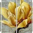 thumbnail image 6 of Zhaomeidaxi 4Pcs/Set Frameless Yellow Flower Wall Art Canvas Butterfly Painting Prints Artwork for Bedroom Decor Hotel Living Room Decoration, 6 of 6