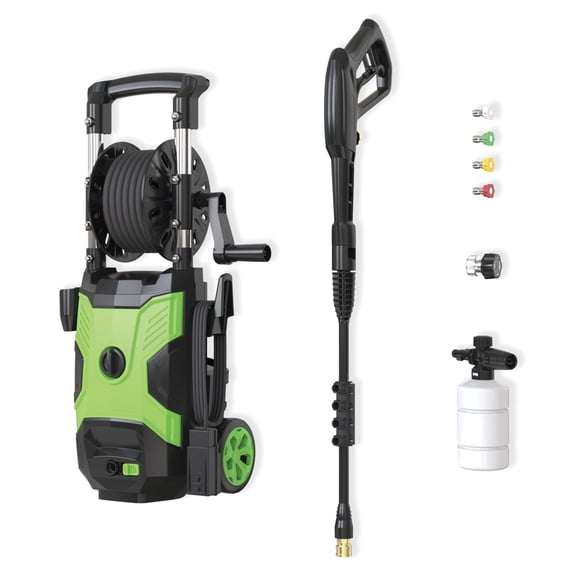 XWILLING High Pressure Washer 2300 PSI at 2.6 GPM, 13 Amps, 110 V, Corded Electric, Pressure Washers, Adjustable Wand