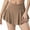 Z2 Brown, variant on Krdevn Women's Summer Athletic Skirt Pants - Stretch Yoga Skirt for Fitness, Running, Casual Wear, High Waist Workout Skorts,for Size L