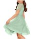 thumbnail image 2 of Vestido Largo Casual Vestido Casual de Polka de Moda para Niños con Falda de la Princesa de Manga Corta de Malla Y Falda de Gasa de Malla Vestido de la Princesa Del Bebé, 2 of 6