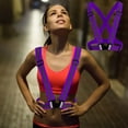thumbnail image 4 of Dvkptbk Sleeveless Garment Visibility Neon Vest Reflective Belt Vest Fit for Running Cycling Sports Sports Safety, 4 of 5
