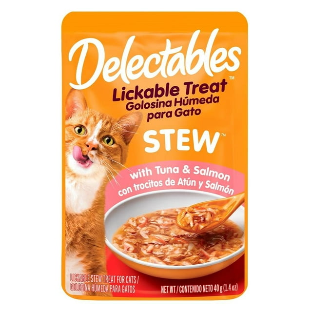 Premio para gatos Delectables STEW Estofado atún y salmón 40 gr