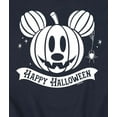 thumbnail image 3 of Disney - Happy Halloween Pumpkin White Ink - Men's Crew Fleece Sweatshirt, 3 of 5