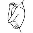 thumbnail image 4 of Tanelorn - Hug - Black Decorative Metal Wall Accessory, 4 of 6