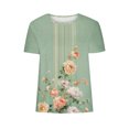 thumbnail image 4 of Tops de Ajuste Suelto para las Mujeres Sudadera de Manga Corta, Camiseta Casual Impresa para el Uso Diario de Primavera Y Otoño, 4 of 5