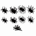 thumbnail image 2 of Pegatinas de pared 3D de Halloween, calcomanías portátiles de terror, divertido, decoración de pared, iluminadas para fiesta, interior, oficina, 18 piezas, 2 of 8