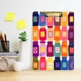 thumbnail image 2 of FORMRS Acrylic Clipboard with Low Profile Clip Standard A4 Letter Size, 12.5" x 9", Colorful Jars, 2 of 8