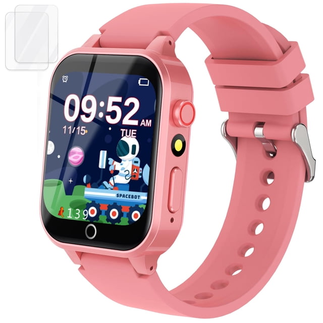 Reloj inteligente Cosjoype para niños y niñas de 6 a 12 años con cámara de 26 juegos