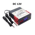 thumbnail image 1 of Dual Digital Temperature Controller Two Relay Output 12V 24VThermoregulator Thermostat With Heater Cooler ,Install Easy, 1 of 7