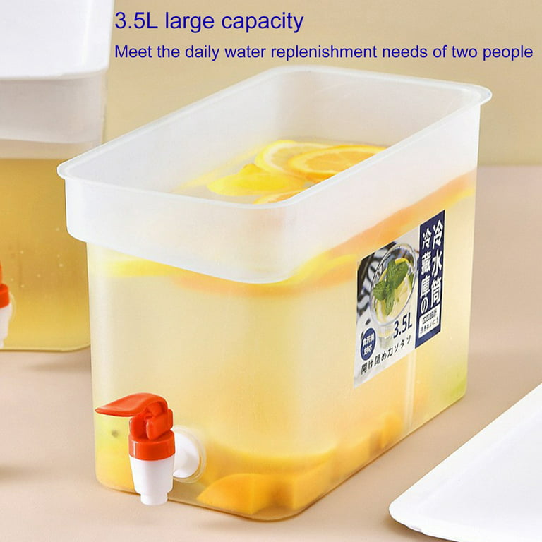 Plastic Drink Dispenser With Spout, Beverage Dispenser With Spigot, Juice  Dispensers For Parties, Juice Containers With Lids, Iced Beverage Tubs -  Temu