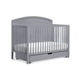 Carter's by DaVinci Under Crib Trundle for Extra Storage in Grey