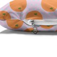 thumbnail image 4 of Orange Pet Bed, Cartoon Citrus Fruit on Polka Dots Pattern, Chew Resistant Pad for Dogs and Cats Cushion with Removable Cover, 24" x 39", Pale Pink Apricot, by Ambesonne, 4 of 4
