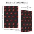 thumbnail image 3 of DouZhe 1-Gang Blank Wallplate, Romance Love Kiss Backdrop Decorative Wall Plates, 3 of 7