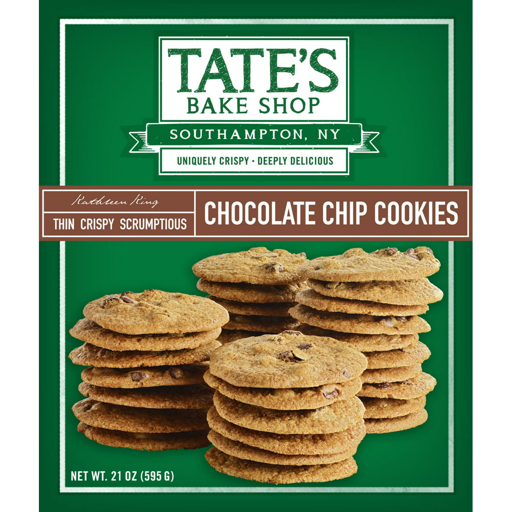 Tate's Bake Shop Chocolate Chip Cookies, 21 oz. - Walmart.com - Walmart.com