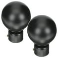 thumbnail image 1 of KAKOWELY 2 Pcs Embouts de Tringle à Rideaux en Fer Embouts d'Extrémité de Tringle à Rideaux pour Décoration de Rideaux,3.54"X2.36"X2.36 Pouces, 1 of 4