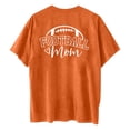 thumbnail image 5 of Tops Cortos para las Mujeres, Doble Cara Impreso Cuello Redondo Gota Hombro Camiseta, Top Estirable Casual, 5 of 5