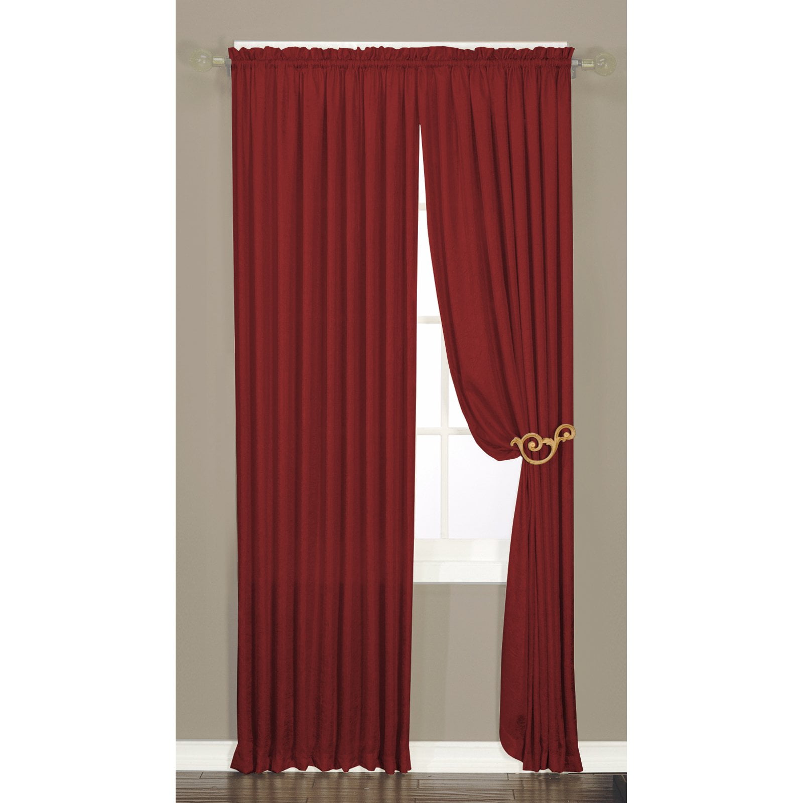 Arlee Home Fashions Luster Rod Pocket Panel Pair Walmart Com