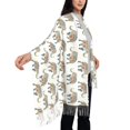 thumbnail image 4 of Honeii Indian Elephant Print Scarf Oversized Scarf Tassel Fall Winter Thick Scarf Warm Shawl Women,Women's Scarves & Wraps, 4 of 8