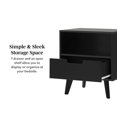 thumbnail image 6 of Miekor Furniture Modern 1-Drawer Nightstand with Open Cubby – Black B5A3256, 6 of 6