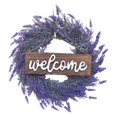 thumbnail image 1 of de letrero de bienvenida de granja de lavanda romántica de 18 '' para puerta de, 1 of 7
