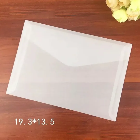 wholesale 50 Pcs Security-tinted Envelope for Card Greeting Cards Letters Litmus Paper White Envelope