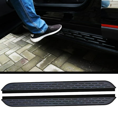 2 pcs fit for Toyota Sienna XL40 2021-2025 Running Board Cool Black accessories Aluminium Side Step Nerf bar (with Brackets) black