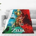 thumbnail image 2 of The Legend Of Zelda Fleece Blanket Super Soft Cozy Throw Blanket Fuzzy Comfy Flannel Blanket Warm Plush Blankets And Throws For Couch, Sofa, Bed 80"X60", 2 of 7