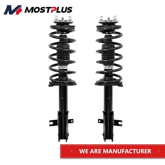MOSTPLUS Set(2) Front Side Shocks Struts w/ Coil Spring Assembly for 2007-2015 Mazda CX-9
