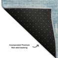 thumbnail image 3 of Addison Rugs Mayfield Washable Traditional Modern Sky Rectangle Rug, 9' x 12', 3 of 6