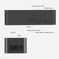 thumbnail image 2 of Reloj Despertador Y Radio Fm Digital  Bluetooth Negro, 2 of 3