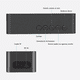thumbnail image 2 of Reloj Despertador Y Radio Fm Digital  Bluetooth Negro, 2 of 3
