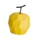thumbnail image 5 of Escultura de fruta de cerámica, decoración geométrica de frutas, estatua creativa de fruta nórdica. manzana amarilla, 5 of 9