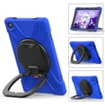 thumbnail image 5 of XYX Case for Lenovo Tab M10 Plus 3rd Gen 10.6 Inch 2022 (Model:TB-125F/TB-128F), 360 Degree Rotating Hand Grip Shockproof Cover with Shoulder Strap, Blue, 5 of 7