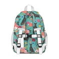 thumbnail image 3 of Doberman Dog Pattern with Flowers Backpack for School,Cute School Bag,Schoolbag with Adjustable Shoulder Straps & Padded Back,15"x11.42"x5.5", 3 of 6