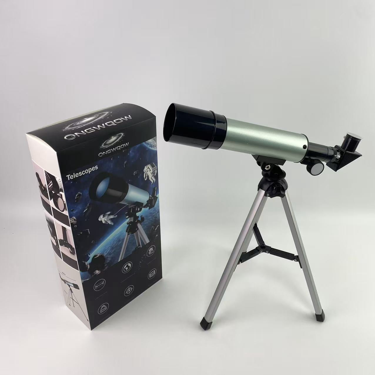 ONGWQOW Telescopes,Telescope 80mm Aperture 600mm - Astronomical Portable Refracting Telescope Fully Multi-coated High Transmission Coatings  Mount with Tripod Phone Adapter