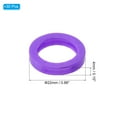 thumbnail image 2 of Uxcell Purple Key Cap Cover Rings, 30Pcs 22mm Keys Identifier Coding Tags, 2 of 7