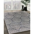 thumbnail image 3 of Ahgly Company Machine Washable Indoor Rectangle Industrial Modern Silver Pink Area Rugs, 5' x 7', 3 of 7