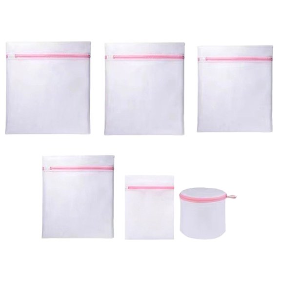 6 Bolsas Protectoras de para Lavar la Ropa, Ideales para Viajes, Dormitorios y Ropa Delicada.