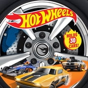 Hot Wheels Wheel-Shaped Organizer 30-Car Case Storage for 1:64 Die-Cast Vehicles