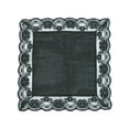 thumbnail image 2 of CTM  Cotton Black Fairy Lace Handkerchief (Women), 2 of 3